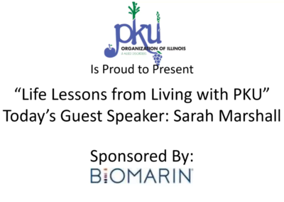Life Lessons from Living with PKU
